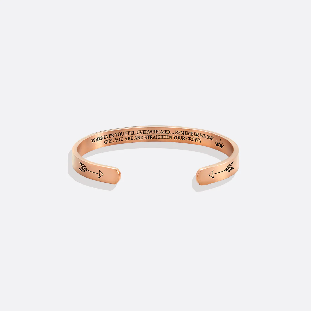 Remember Who You Are and Straighten Your Crown Cuff Bracelet - Image 88