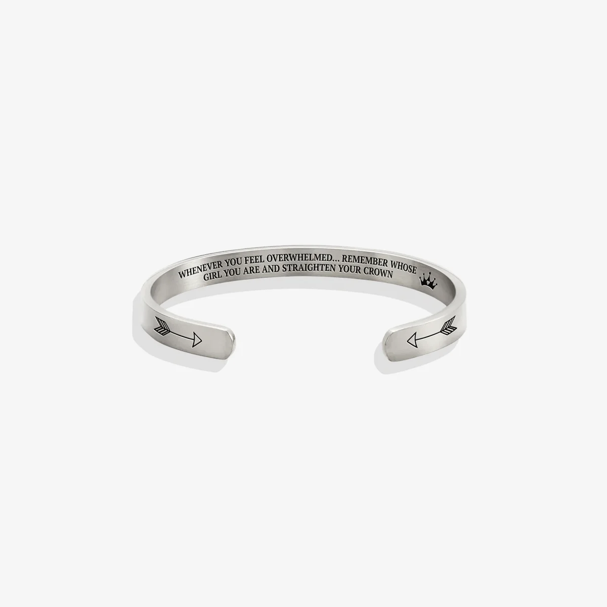 Remember Who You Are and Straighten Your Crown Cuff Bracelet - Image 89