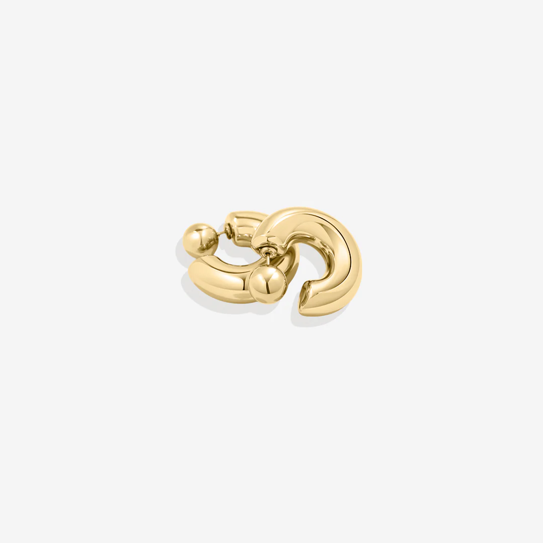 Reversible Hoop Earrings - Image 3