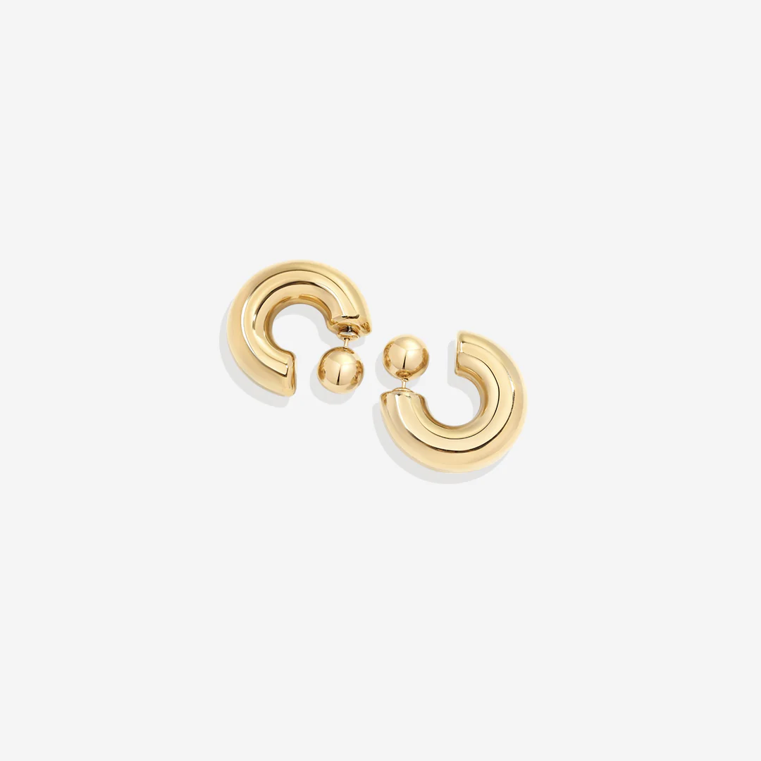Reversible Hoop Earrings - Image 6