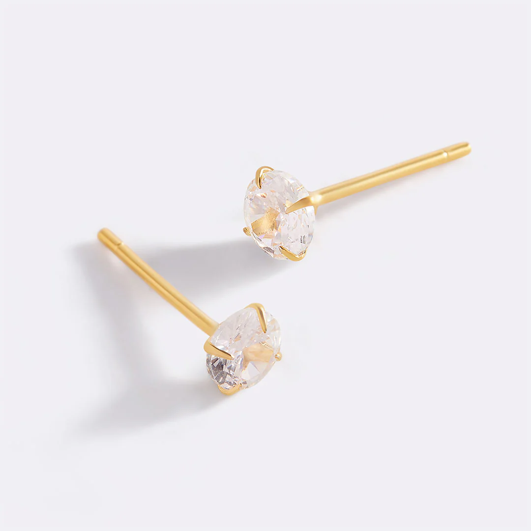 4mm Classic Solitaire Studs - Image 15