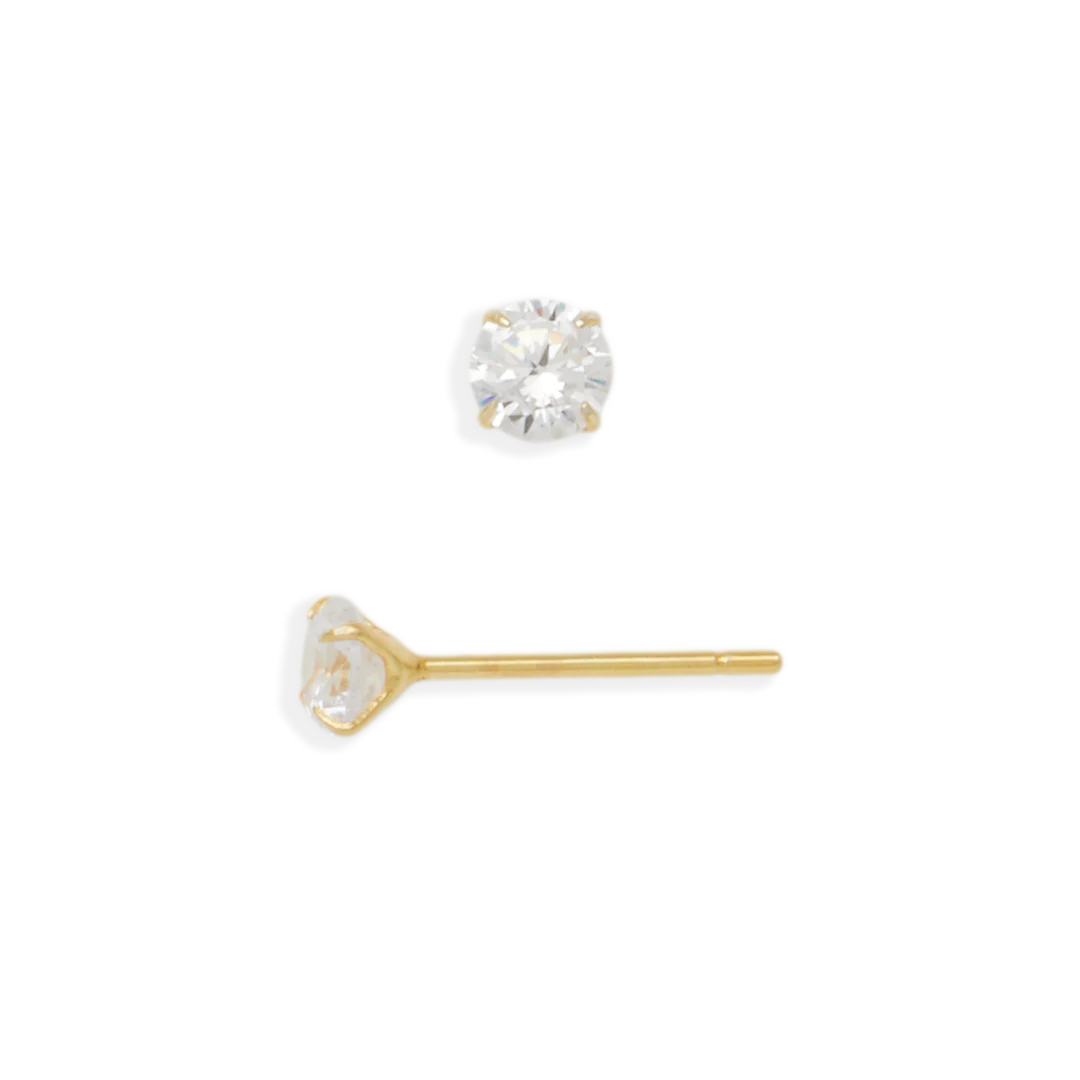 4mm Classic Solitaire Studs - Image 3