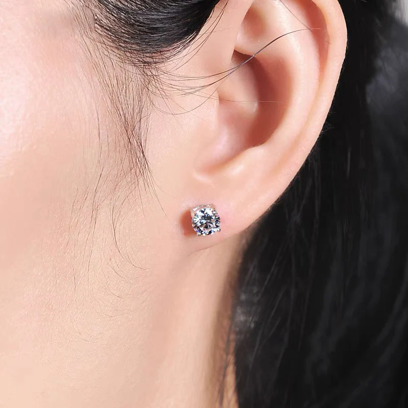 4mm Classic Solitaire Studs - Image 5