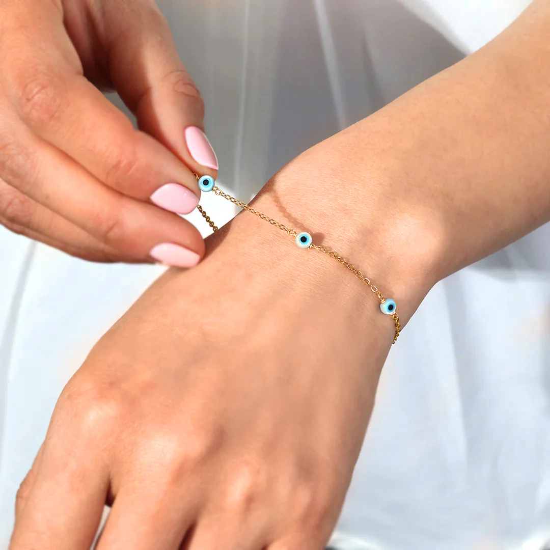 Satellite Evil Eye Bracelet - Image 3