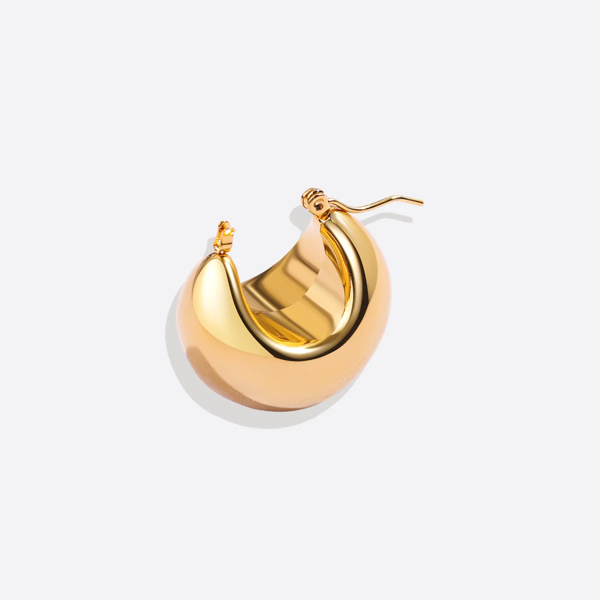 Sculpted Hoop Earrings - Image 6