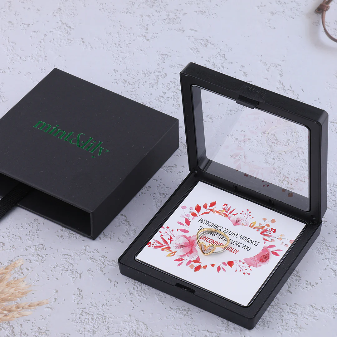 Self Love Layered Heart Ring - Image 15