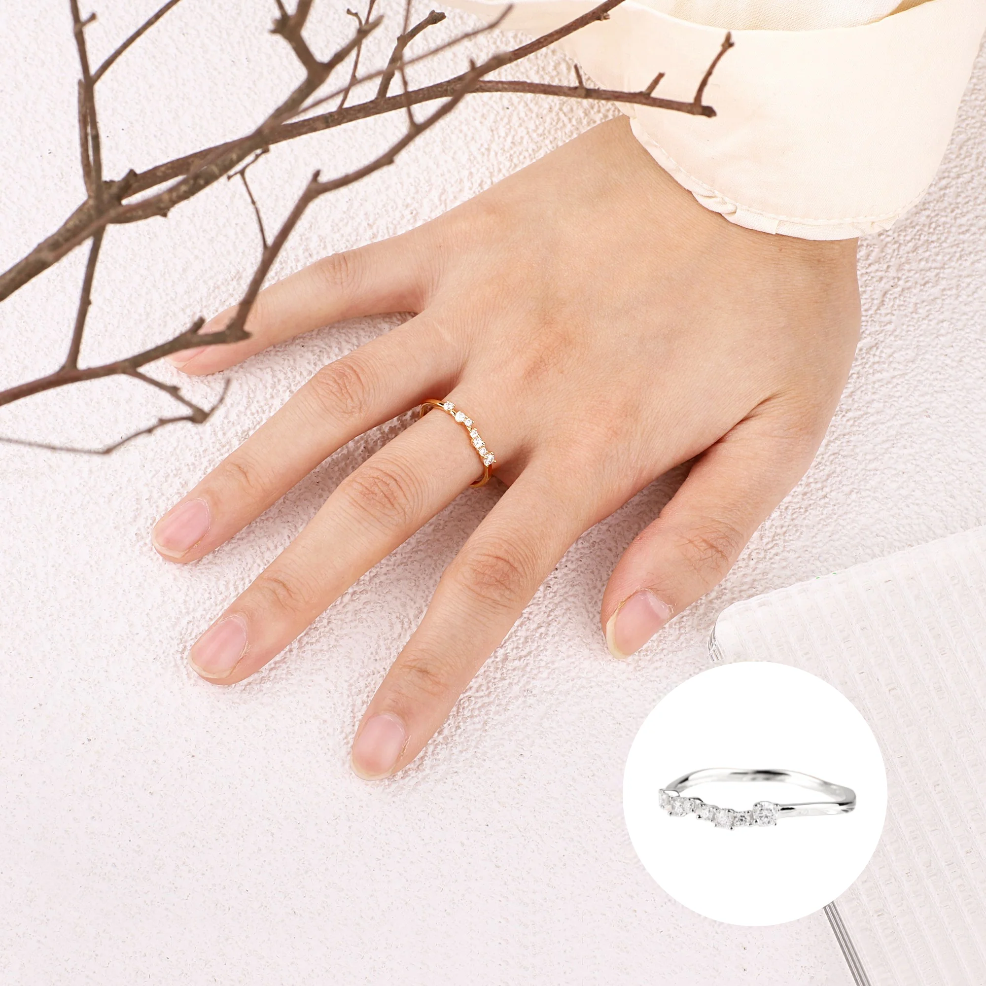Shimmer Diamond Ring - Image 12