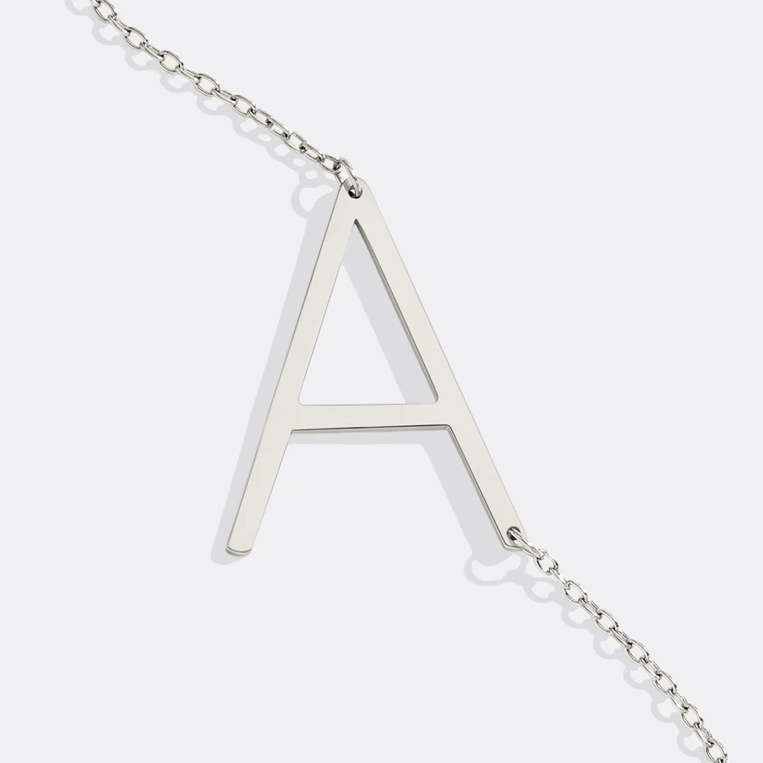 Statement Initial Necklace - Image 113