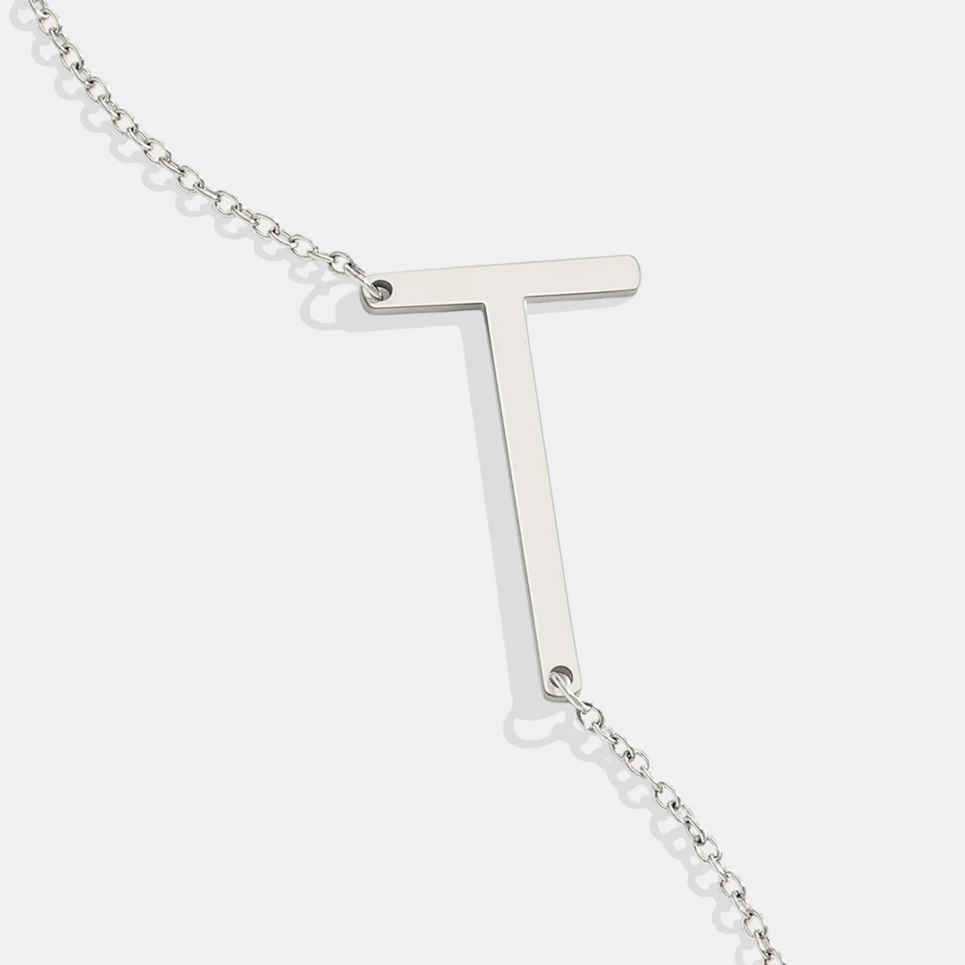 Statement Initial Necklace - Image 129