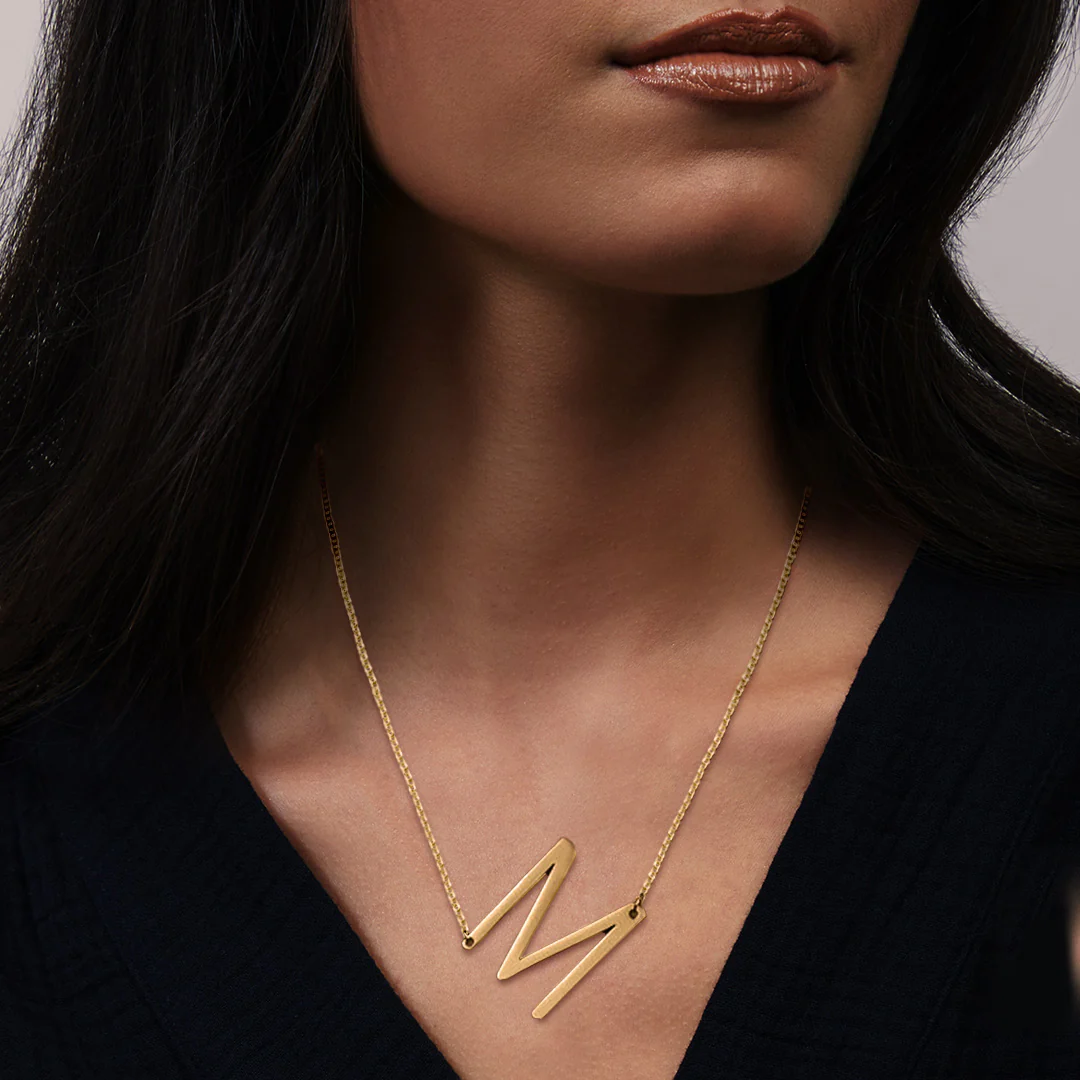 Statement Initial Necklace - Image 25