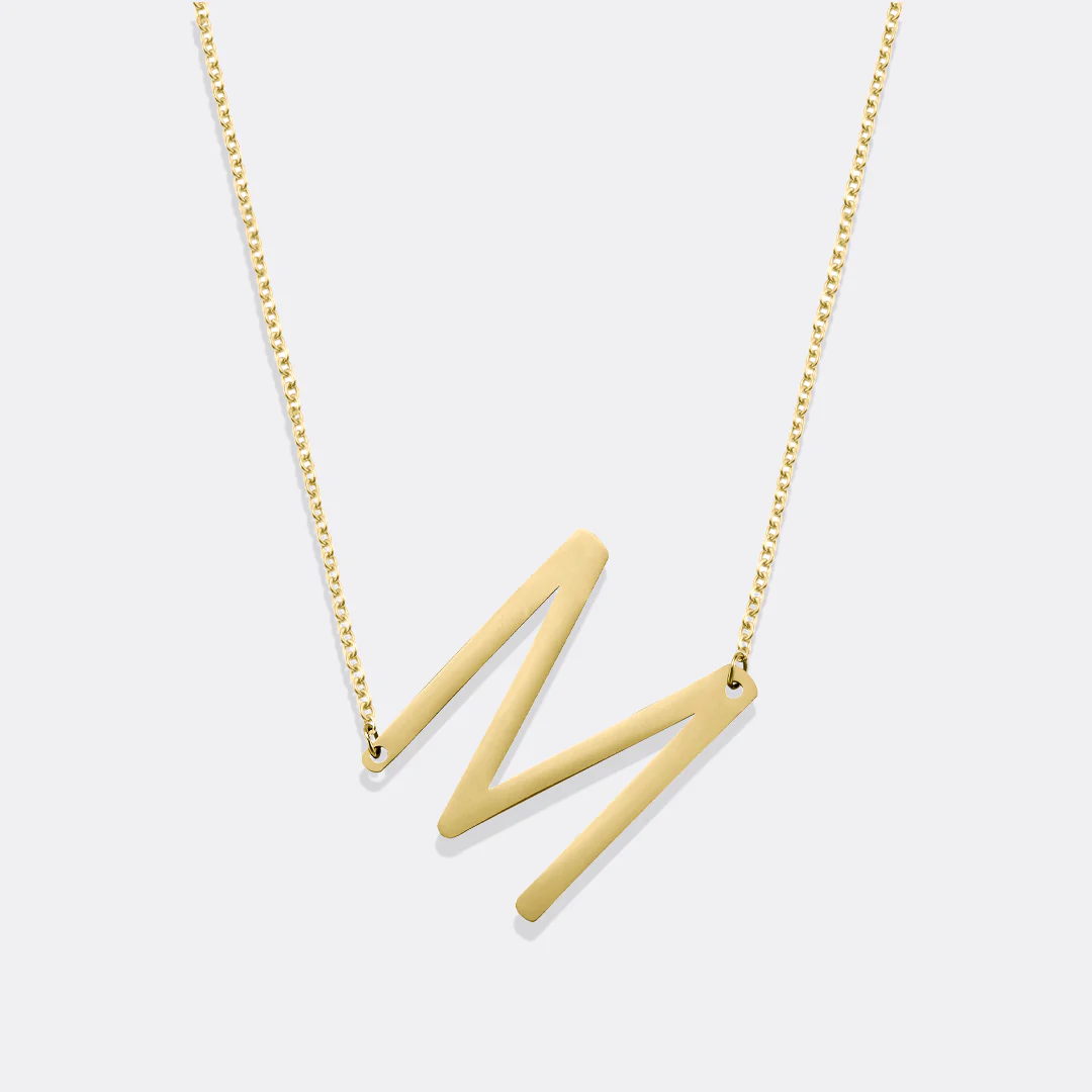 Statement Initial Necklace - Image 3