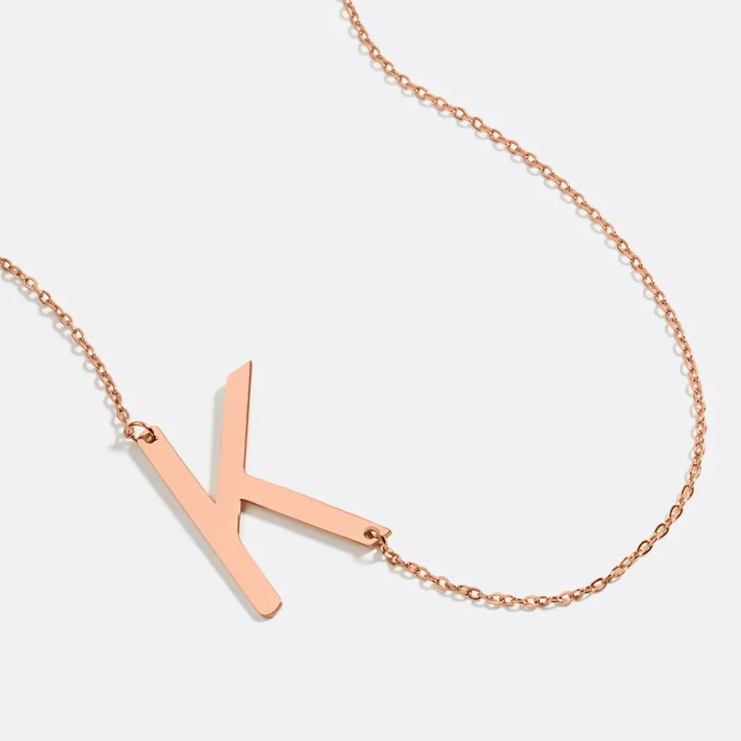 Statement Initial Necklace - Image 50