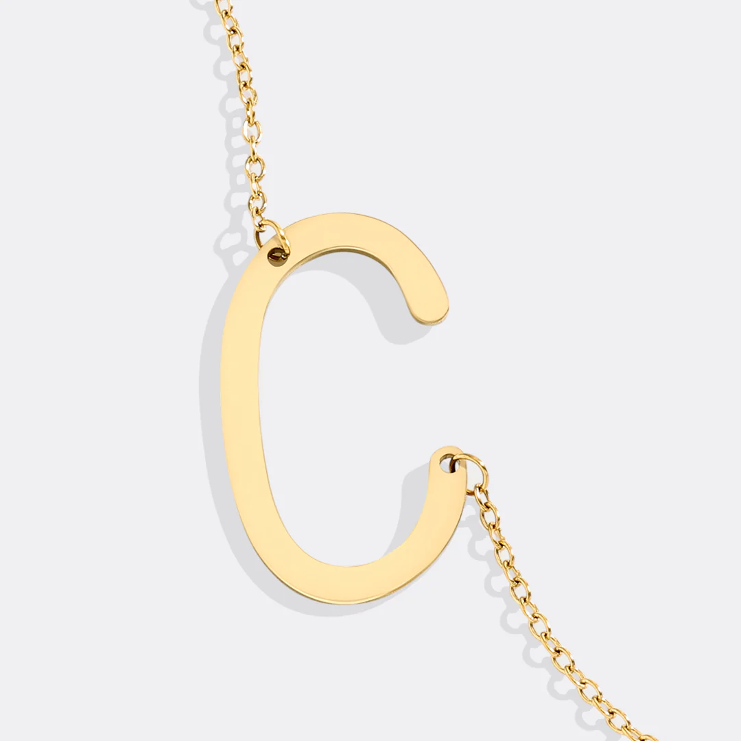 Statement Initial Necklace - Image 58