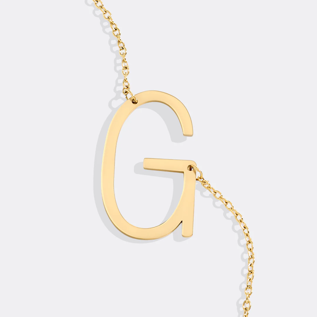 Statement Initial Necklace - Image 62