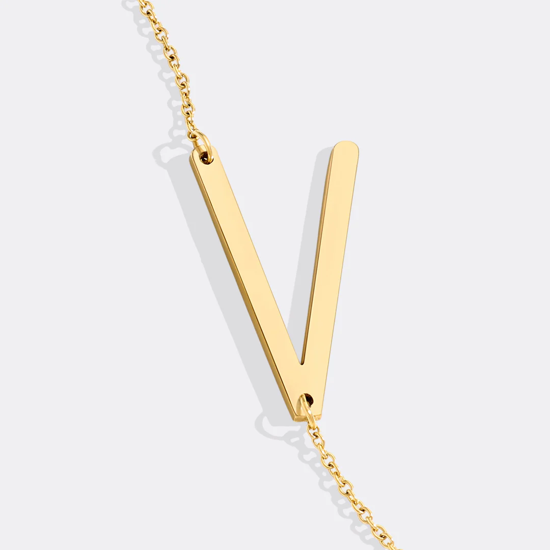 Statement Initial Necklace - Image 76