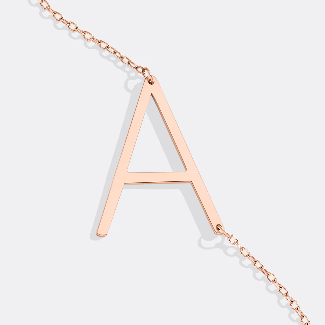 Statement Initial Necklace - Image 81