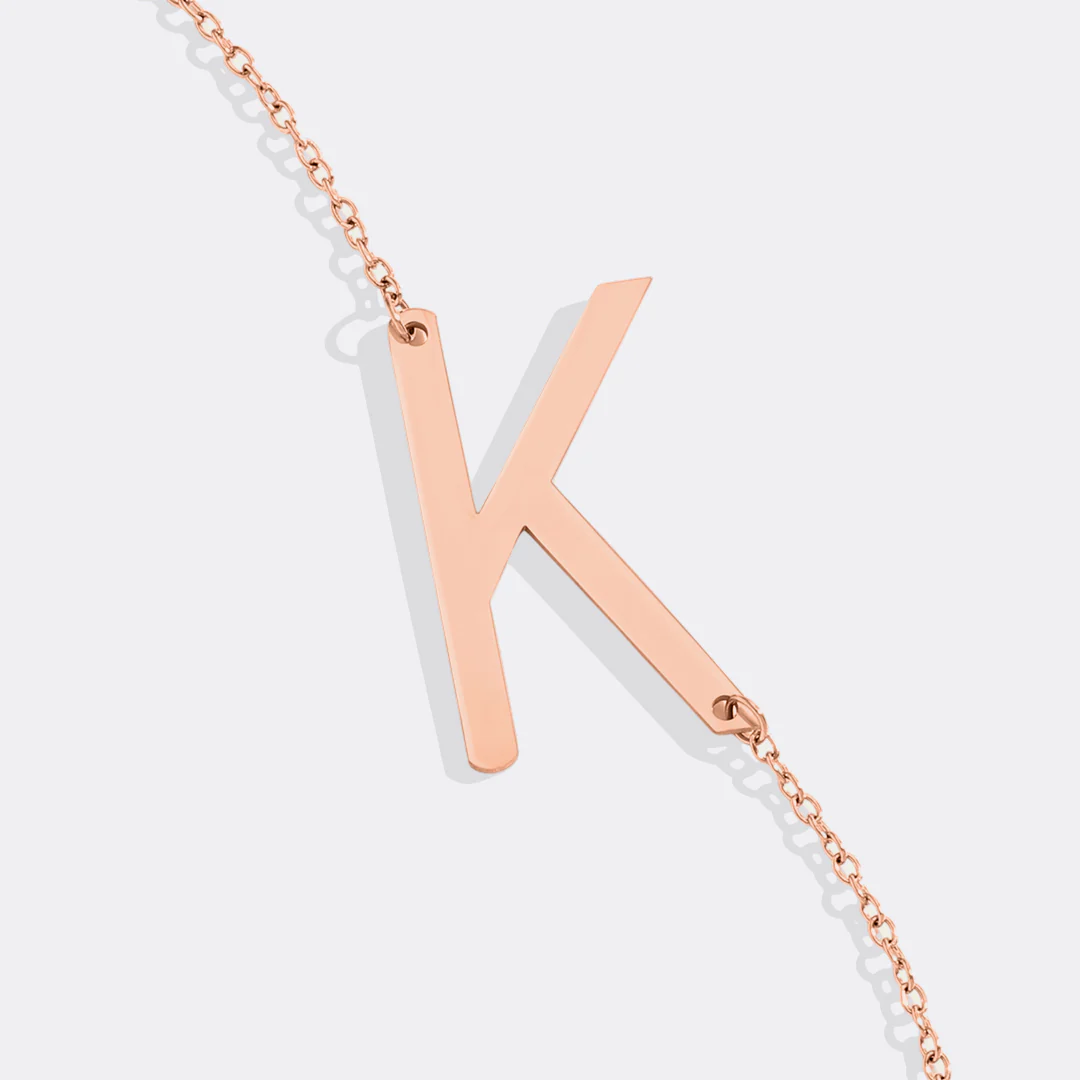 Statement Initial Necklace - Image 91