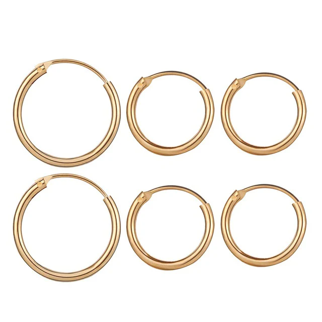 Small Hoop Earrings - Image 6