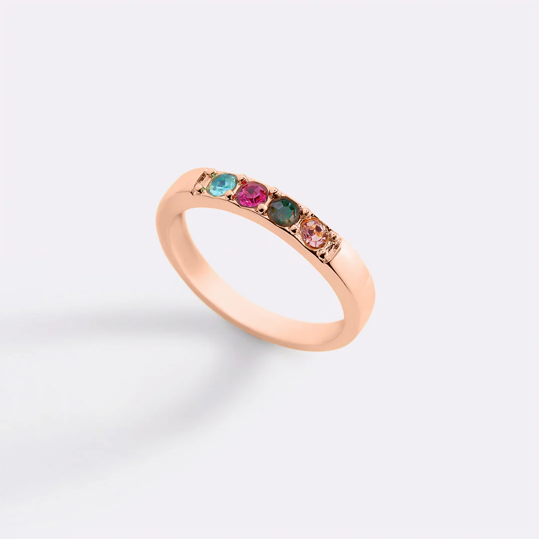 Stackable Birthstones Band Ring - Image 21