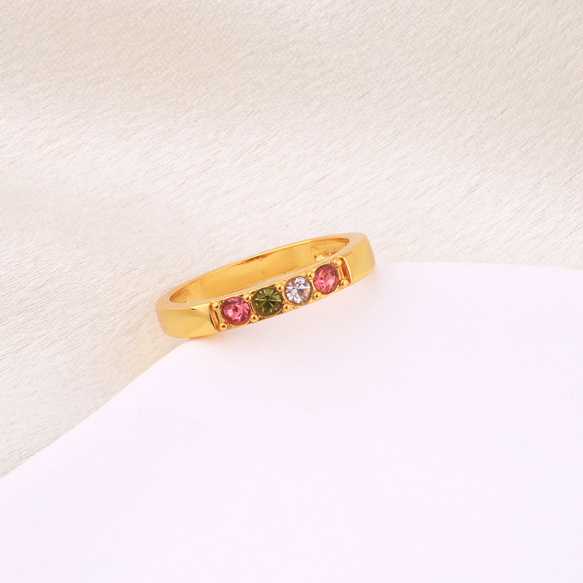 Stackable Birthstones Band Ring - Image 7