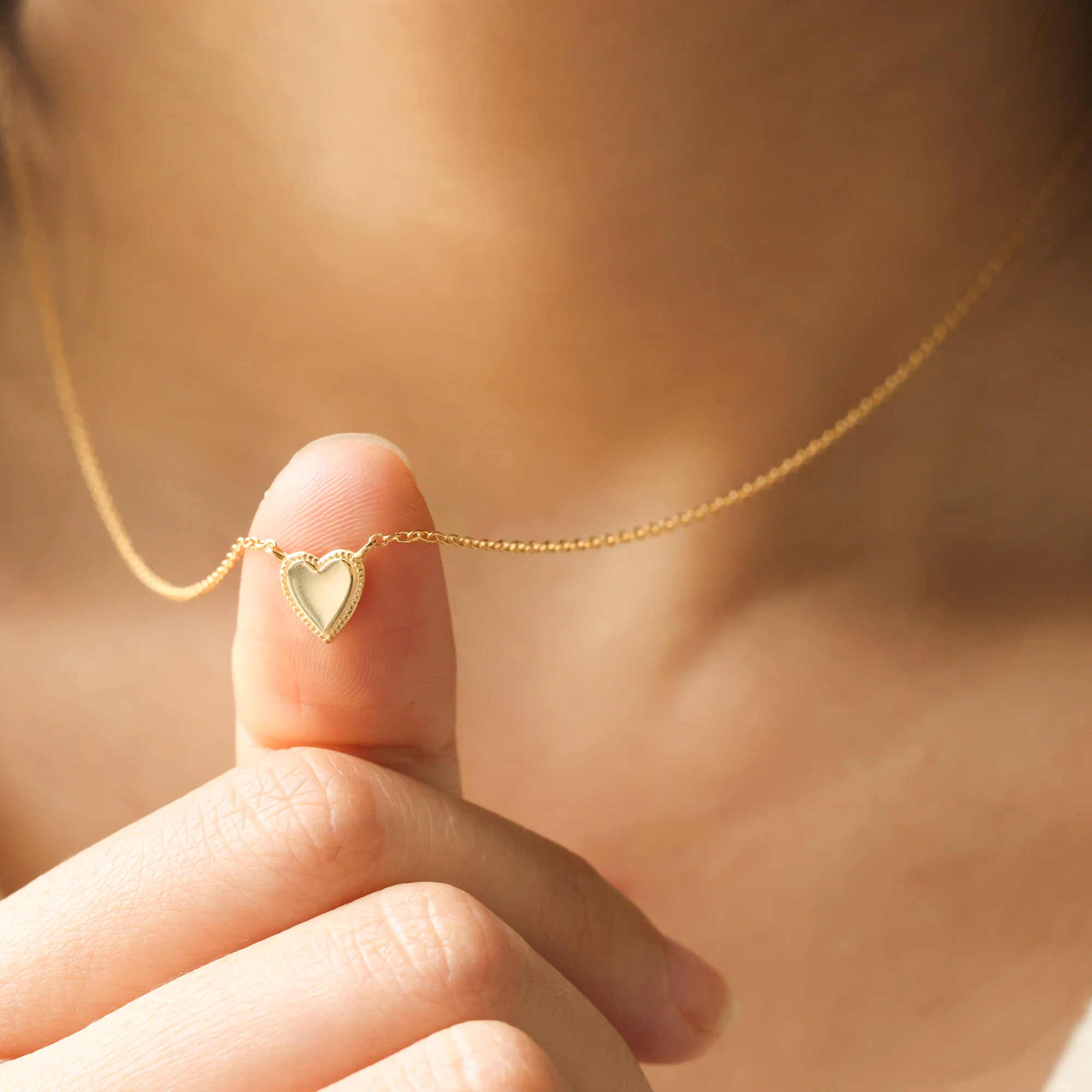 Stackable Tiny Heart Necklace - Image 5