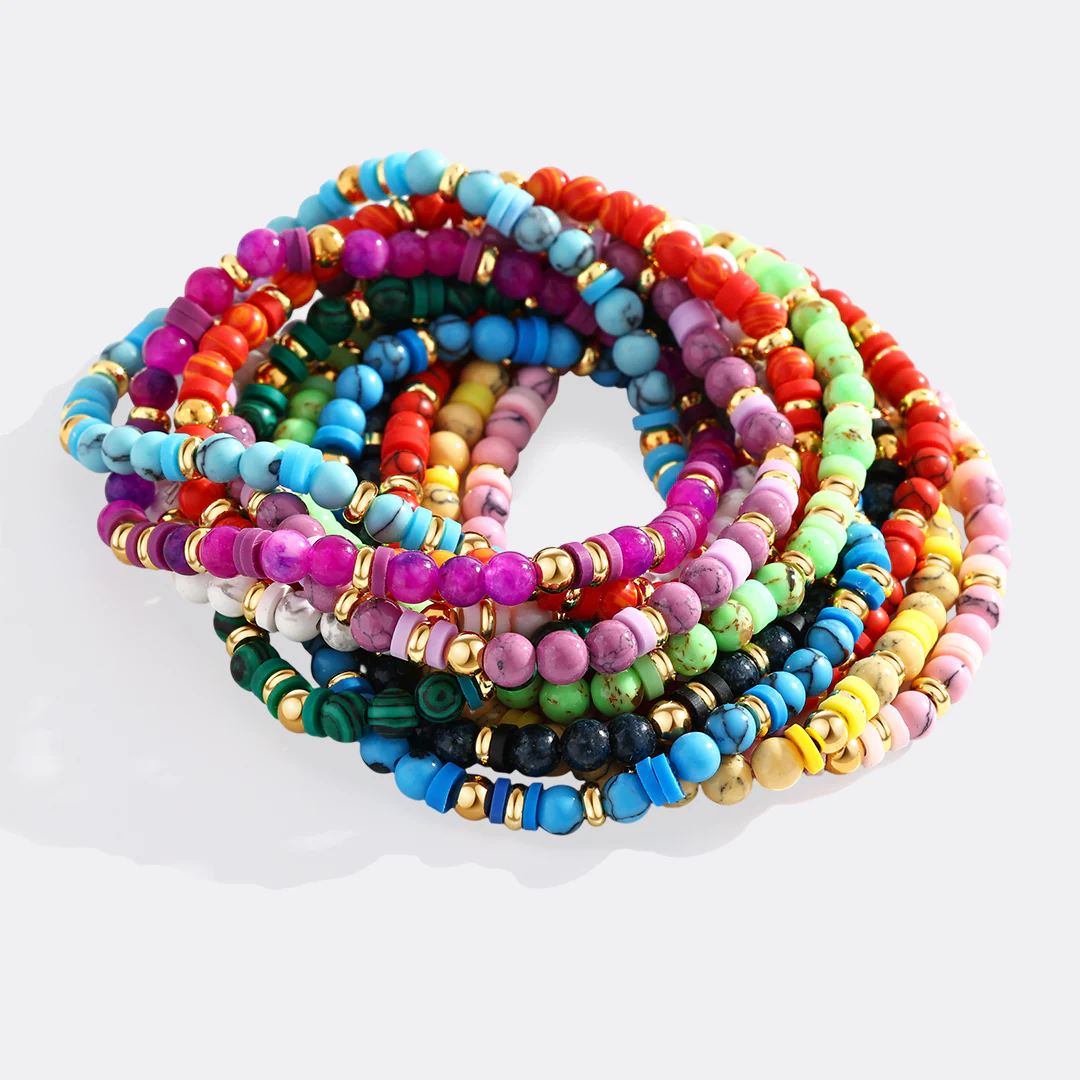 Stacking Birthstone Beaded Bracelet - Image 4