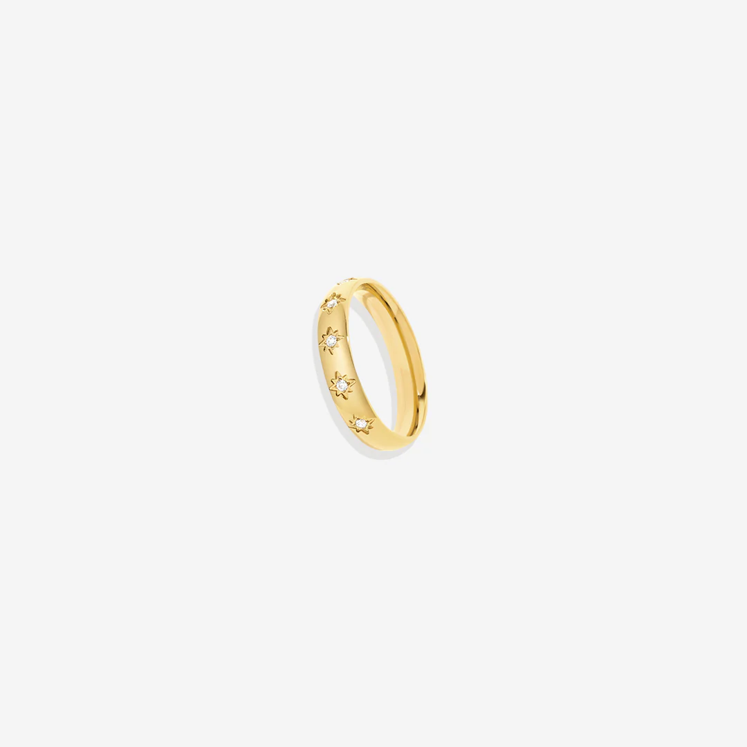 Star Set Stacking Ring - Image 11