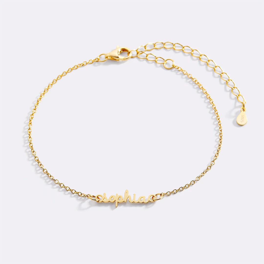 Stella Dainty Name Bracelet - Image 4
