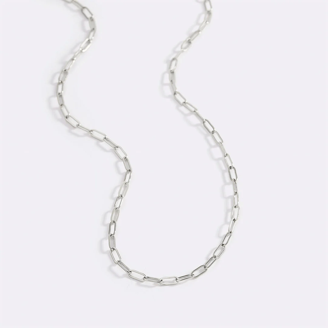 Thin Paperclip Necklace - Image 15