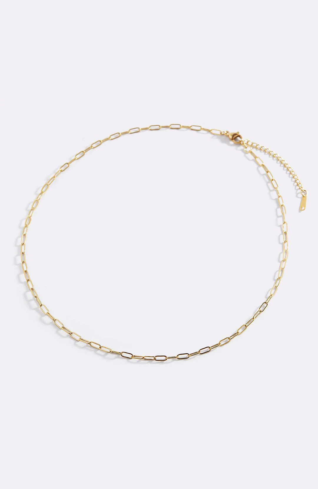 Thin Paperclip Necklace - Image 28