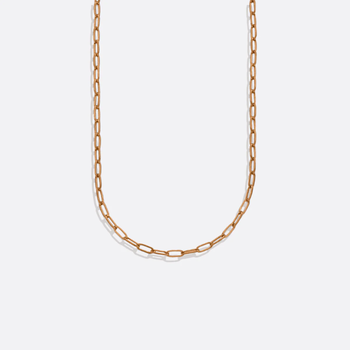 Thin Paperclip Necklace - Image 8