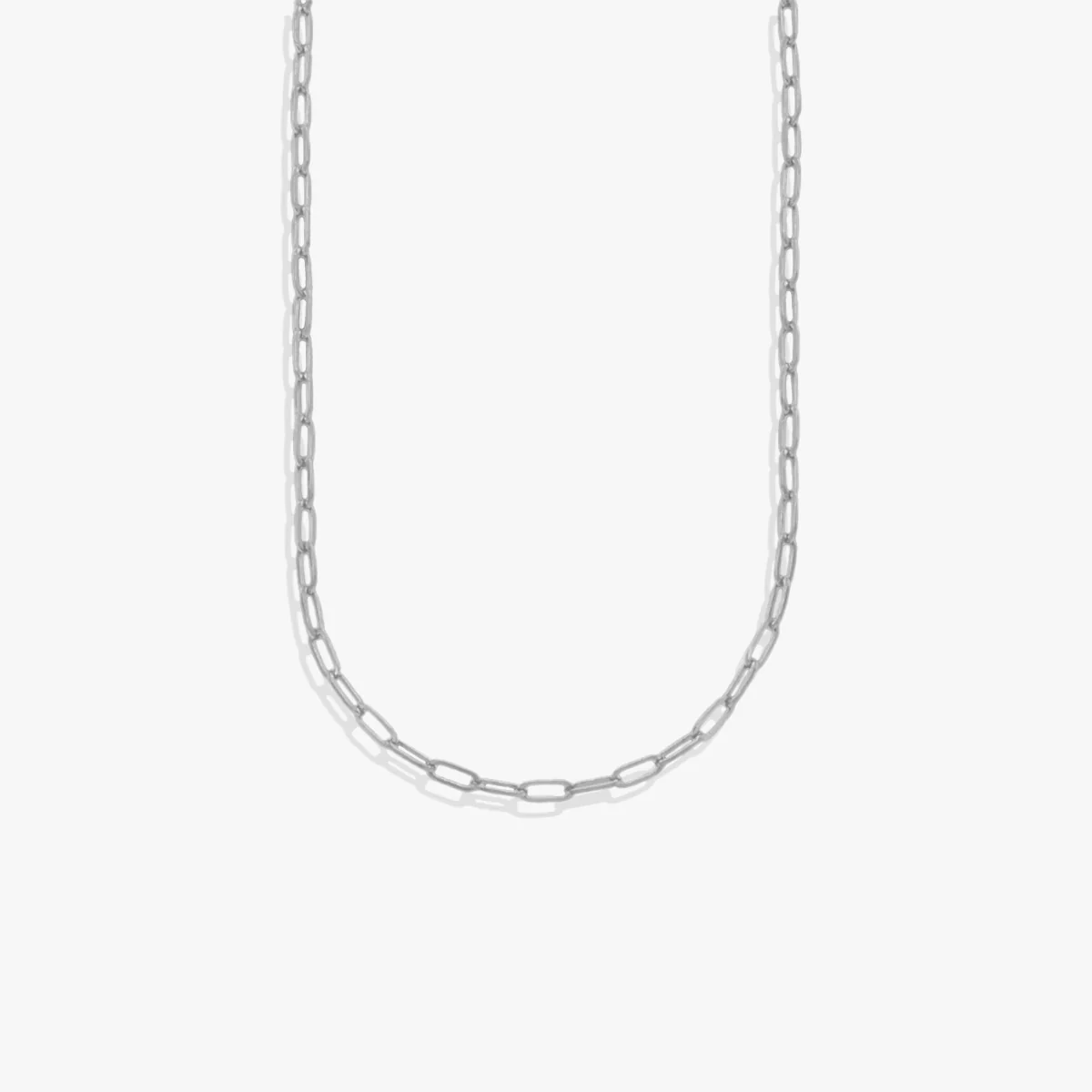 Thin Paperclip Necklace - Image 9