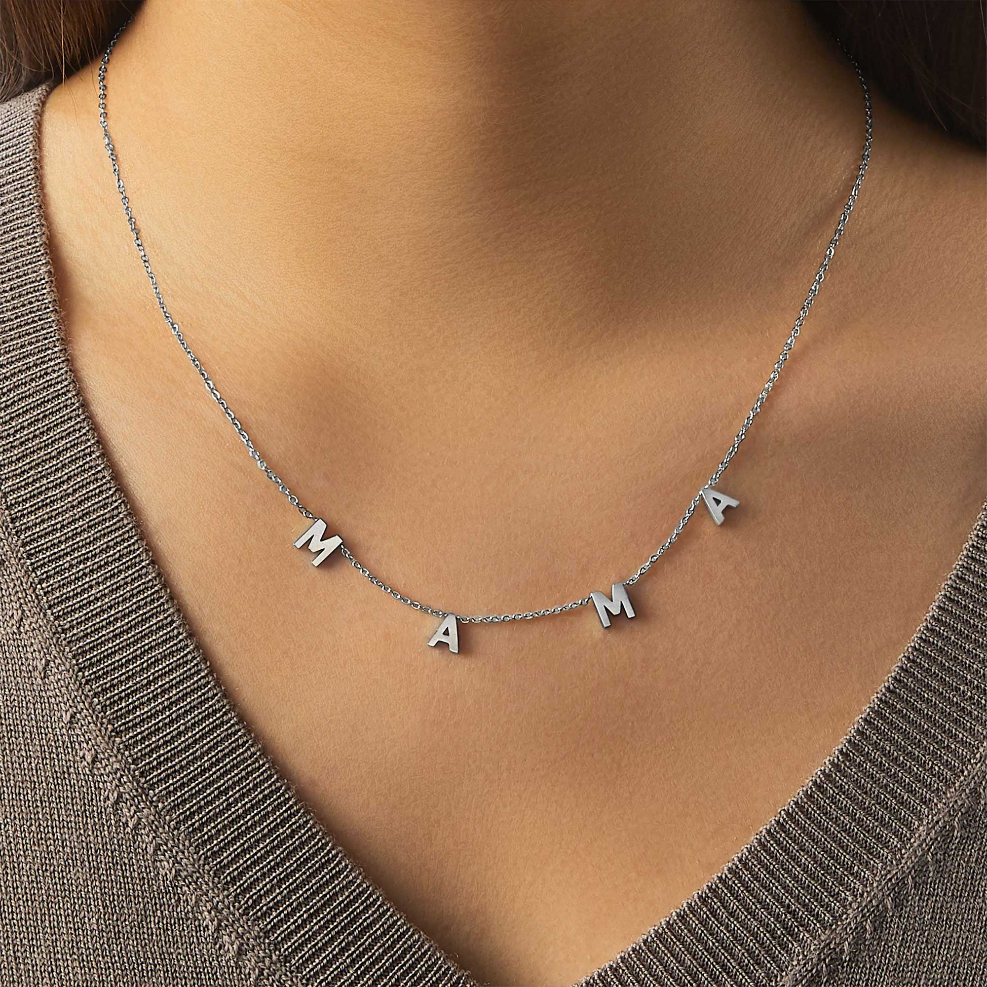 The MAMA Letter Necklace - Image 43