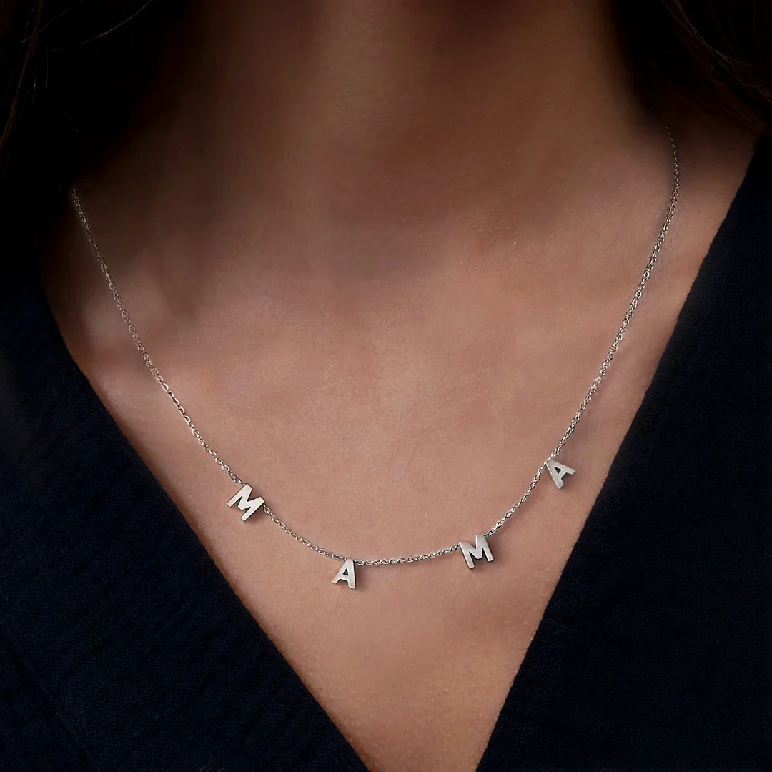 The MAMA Letter Necklace - Image 49