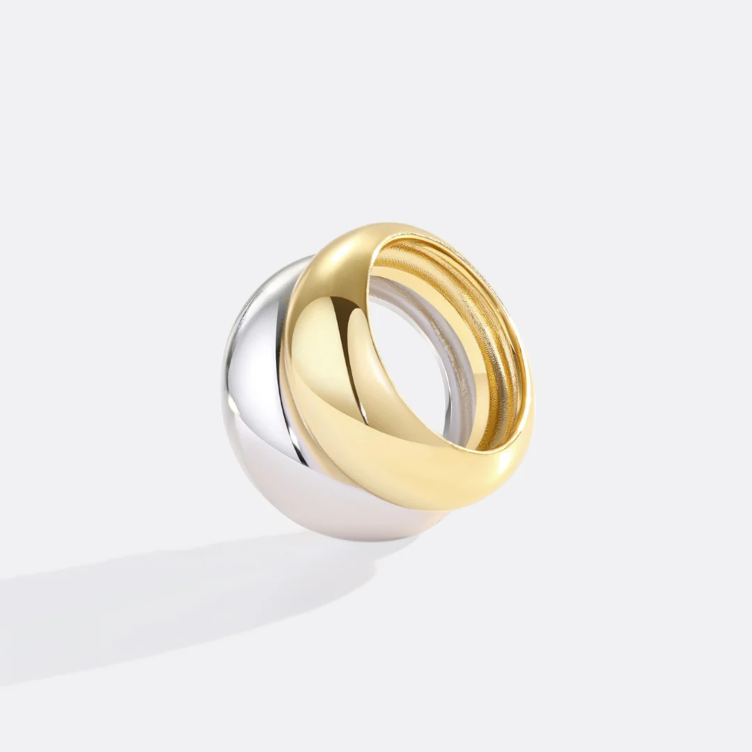The Merge Mixed Metal Ring - Image 8
