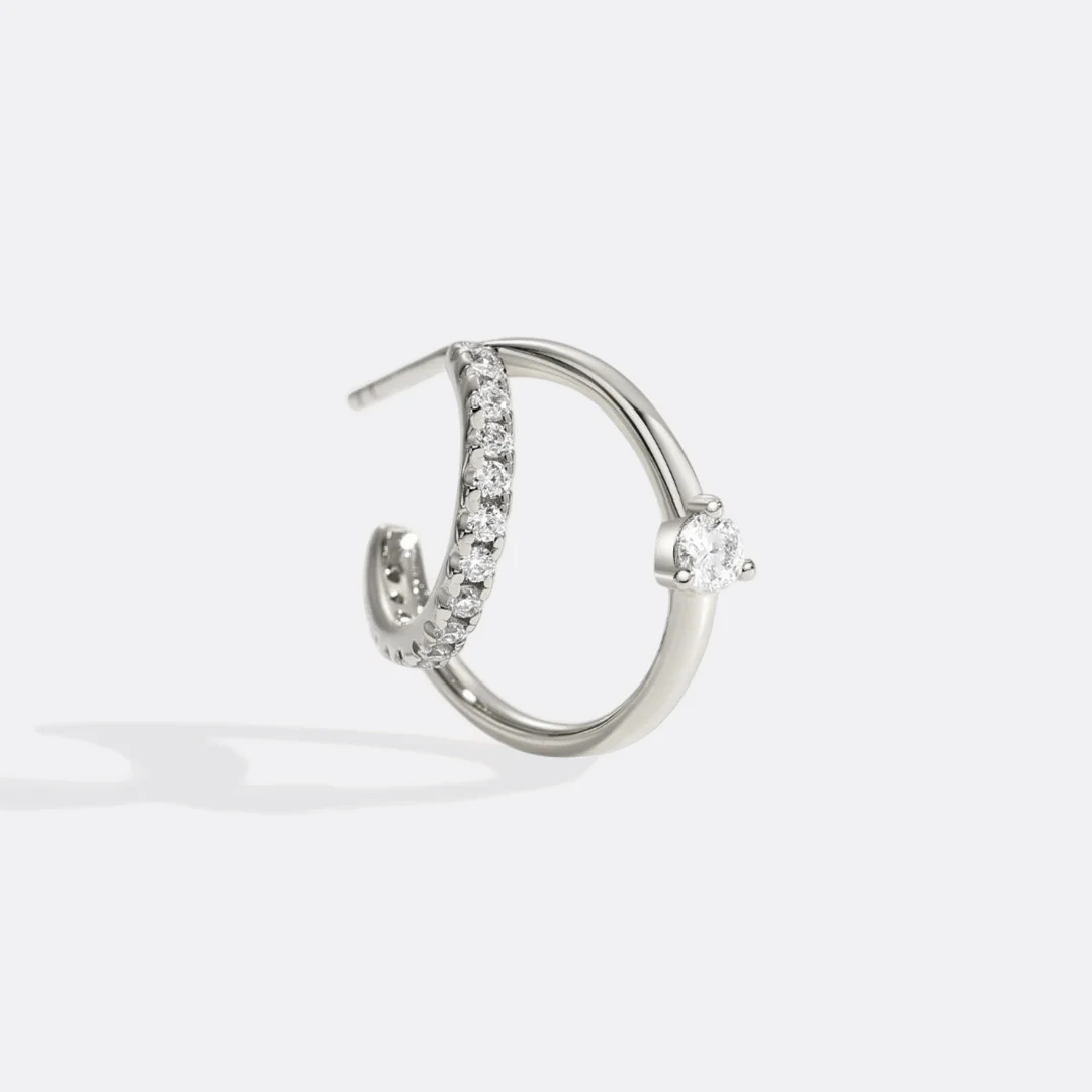 The Nova Double Hoop Earrings - Image 19