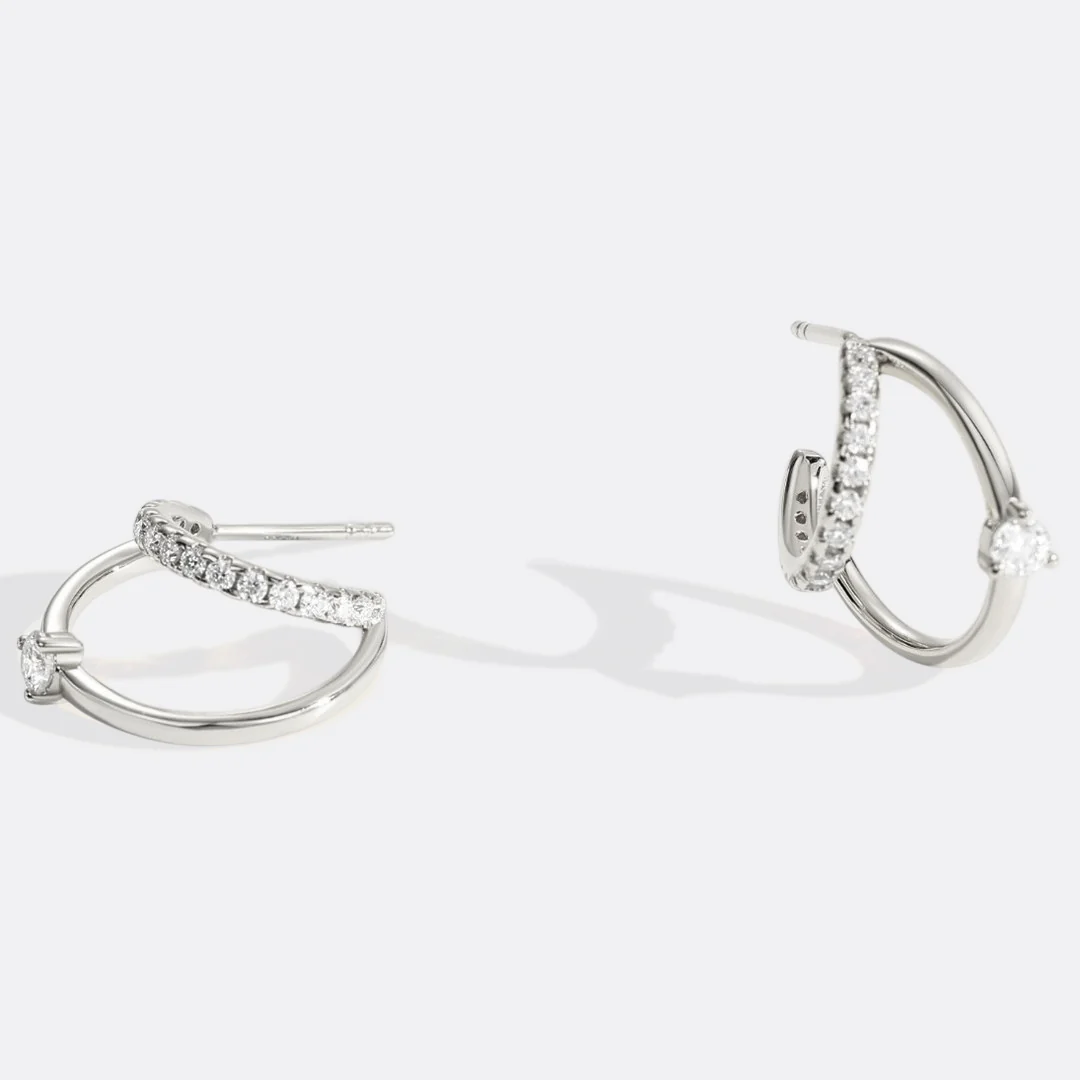 The Nova Double Hoop Earrings - Image 20