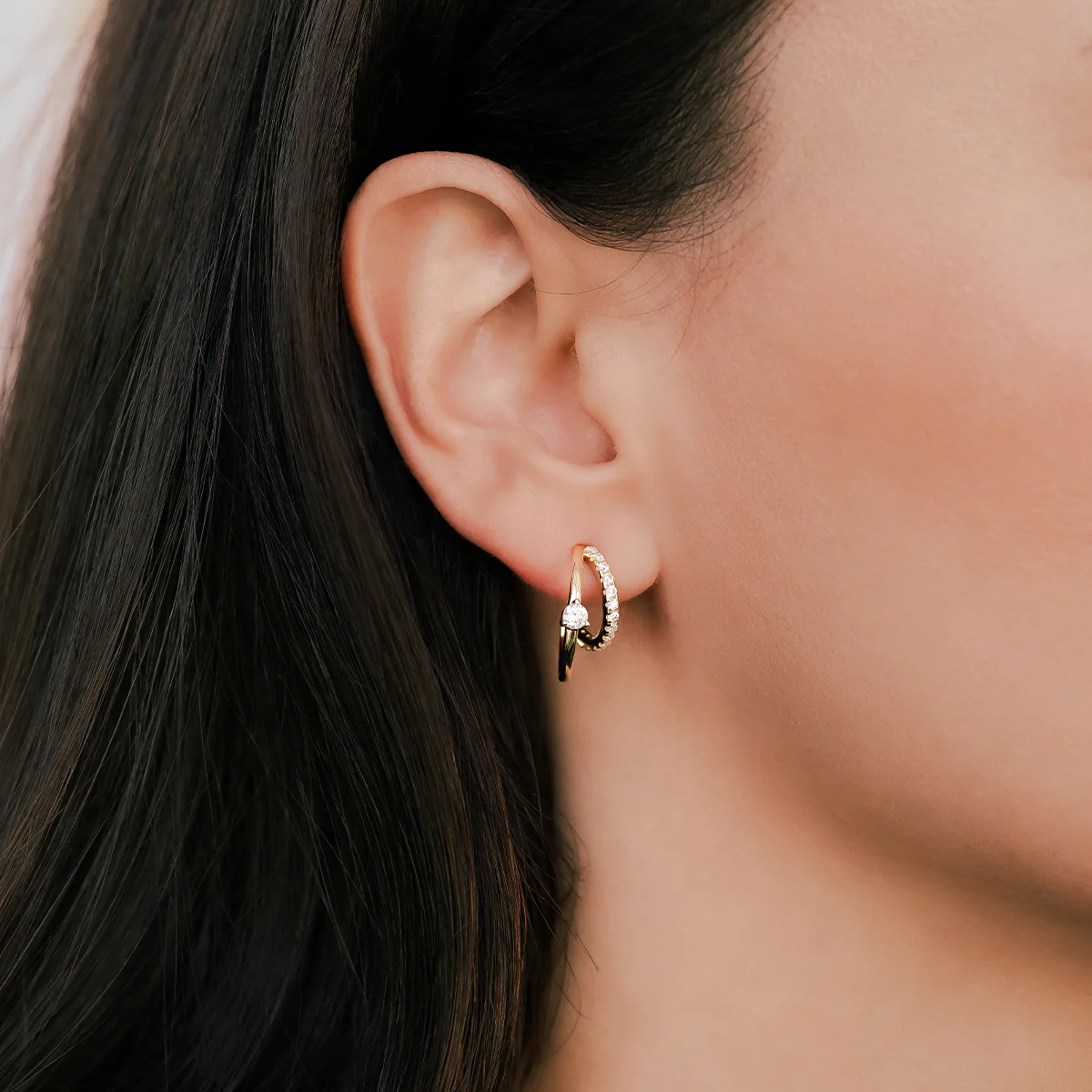 The Nova Double Hoop Earrings - Image 21