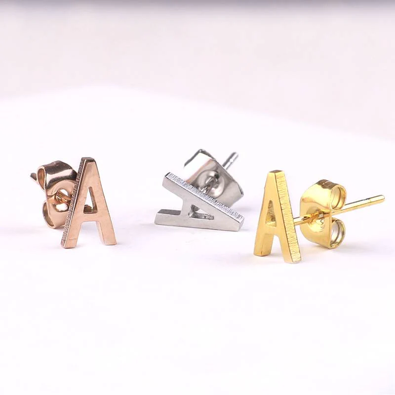 The Skinny Initial Earrings - Image 9