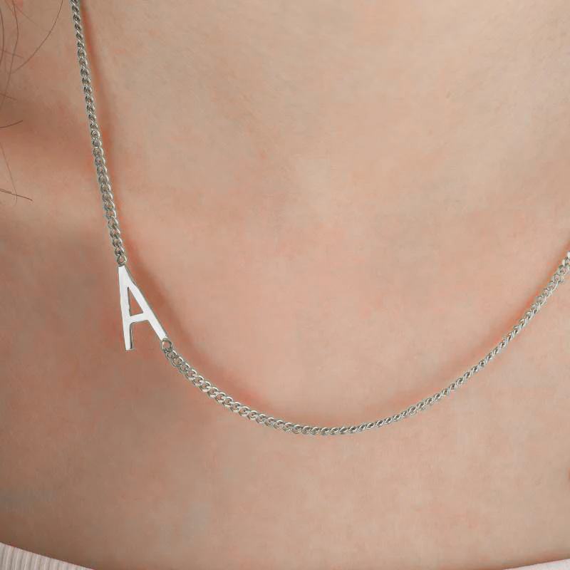 The Skinny Initial Necklace - Image 17