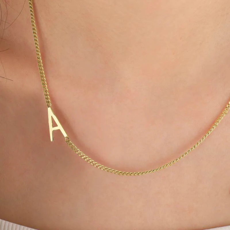 The Skinny Initial Necklace - Image 6