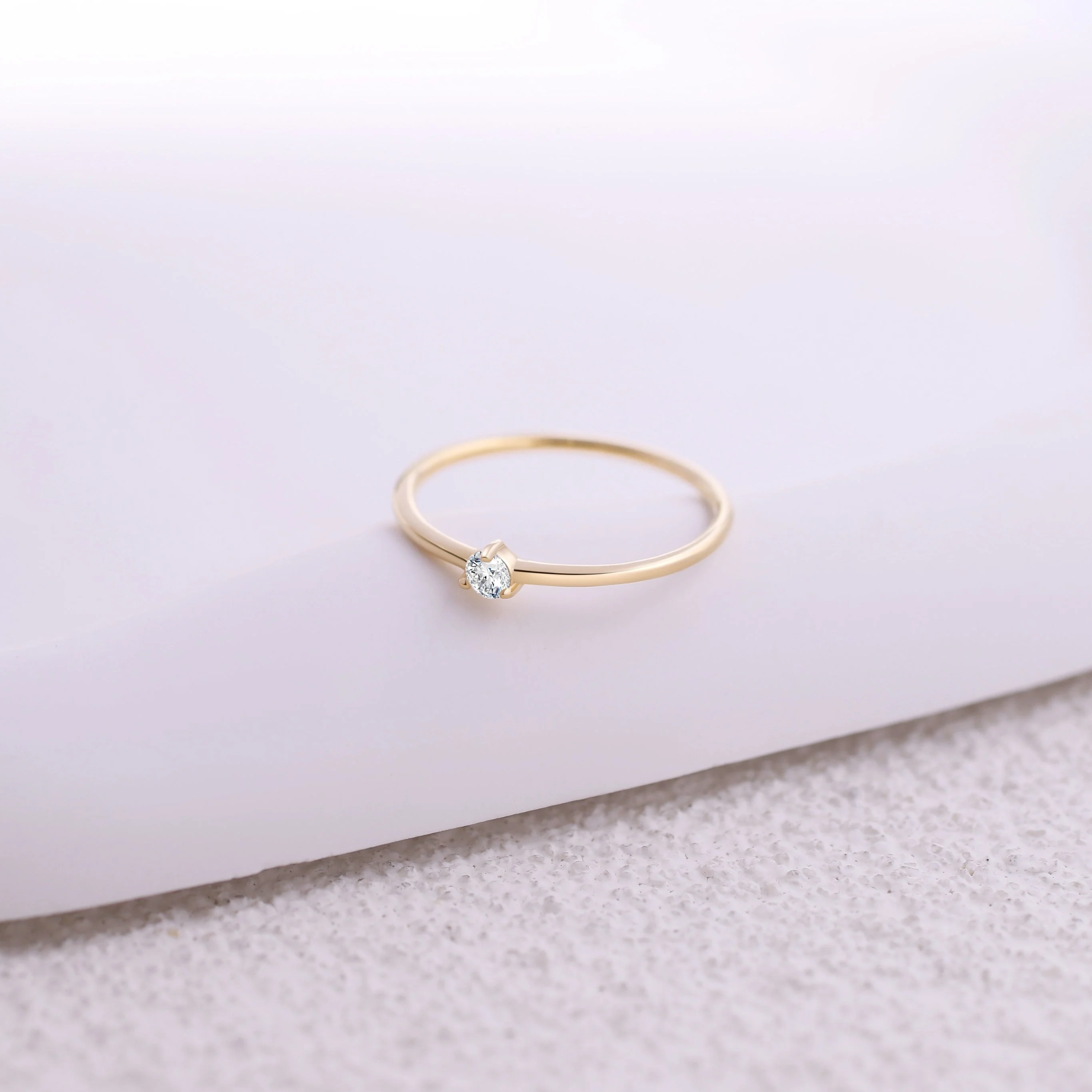 Tiny Diamond Ring - Image 3
