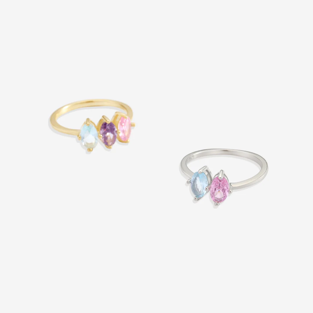 Birthstone Marquis-Cut Ring - Image 10