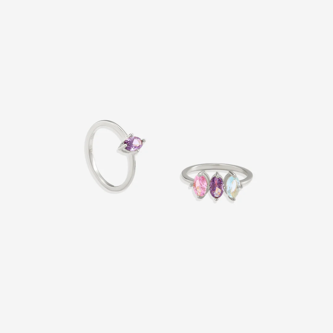 Birthstone Marquis-Cut Ring - Image 27