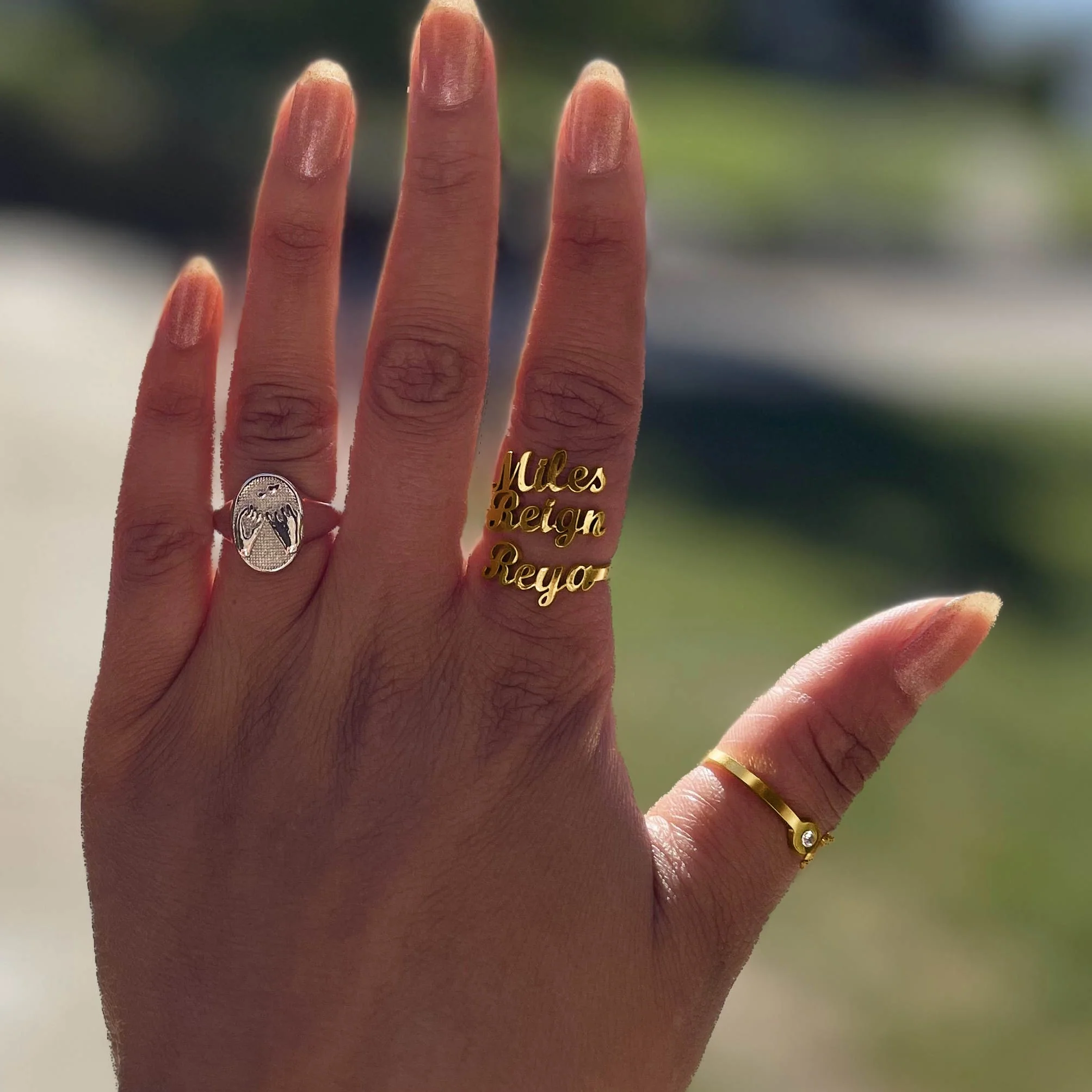 Triple Name Ring - Image 39