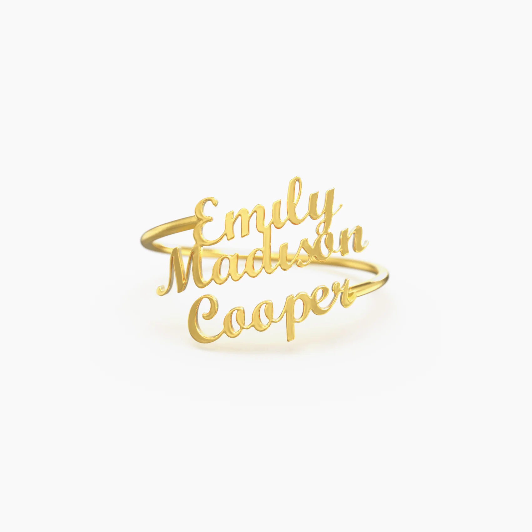 Triple Name Ring - Image 8