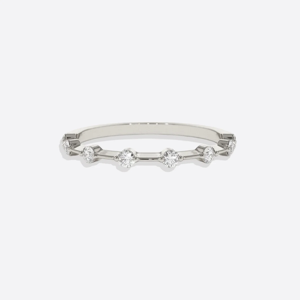 Ultra Thin Floating Eternity Ring - Image 11