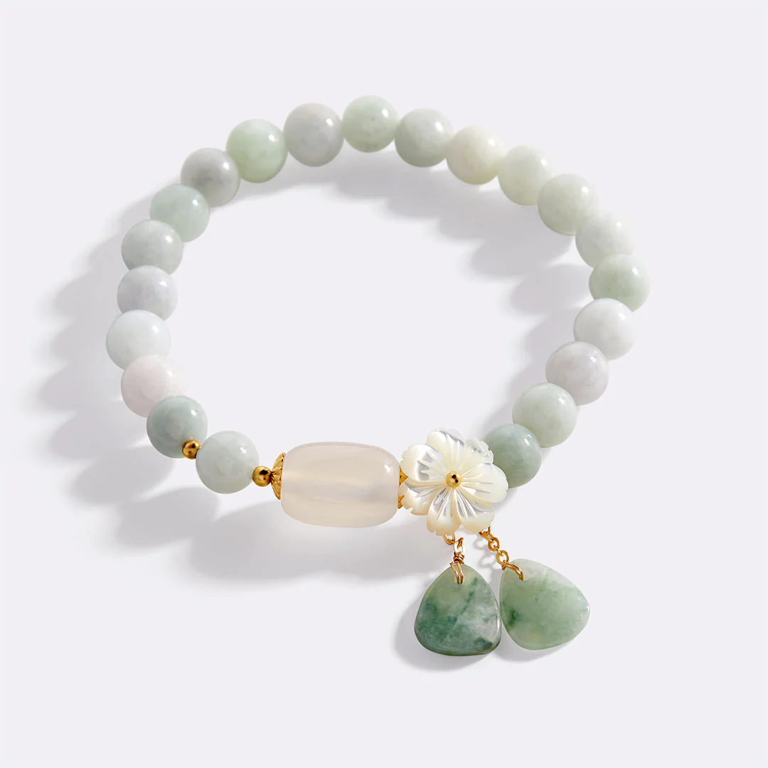White Jade Luck Bracelet - Image 4