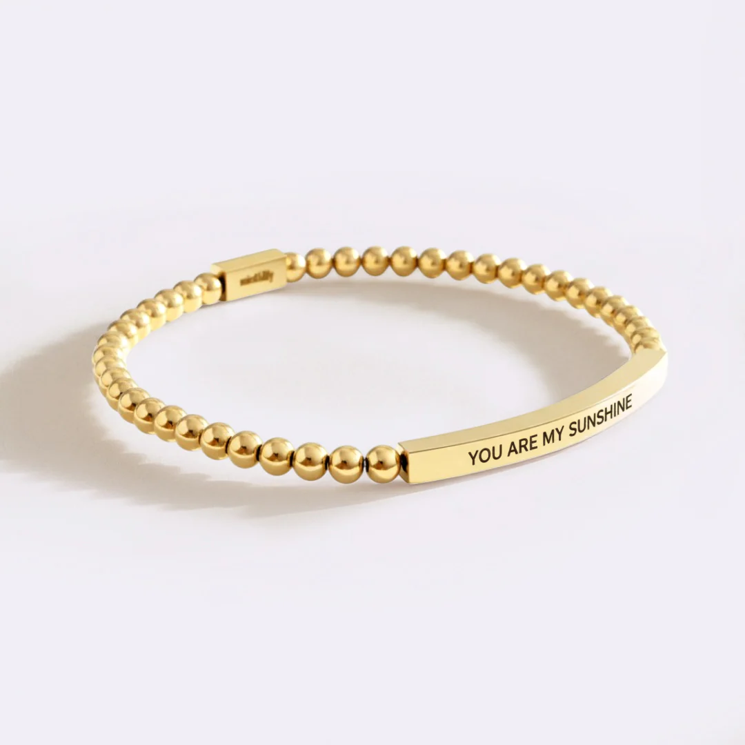 You Are My Sunshine Beaded Inspire Bracelet - Image 10