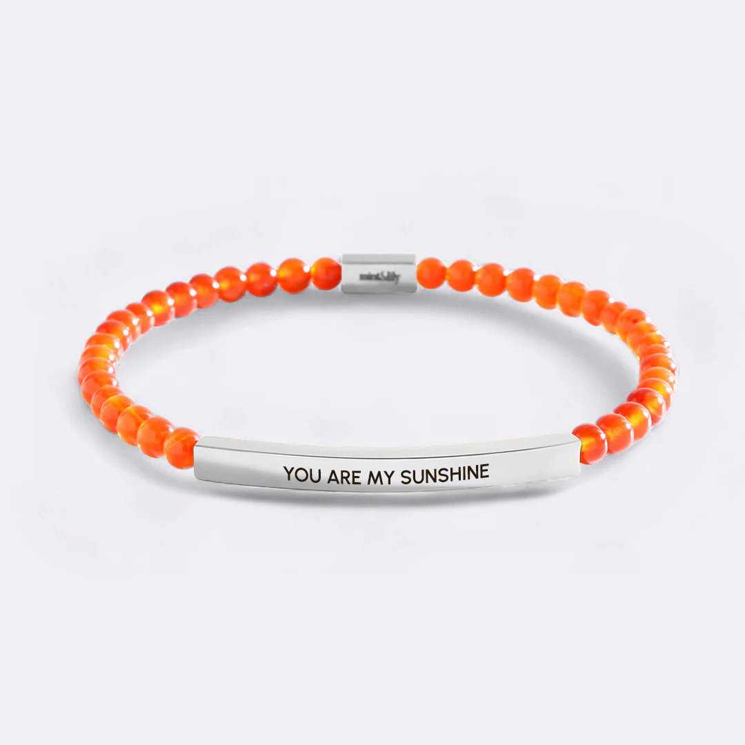 You Are My Sunshine Beaded Inspire Bracelet - Image 5